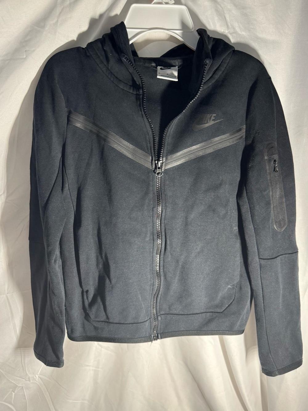 Nike Black Hooded Full-Zip Performance Jacket